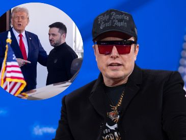 Elon Musk reaccionó a través de X sobre el conflicto entre Trump y Zelenski. AP / ARCHIVO / EFE / SHAWN THEW