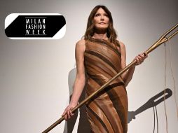 La obra representó un símbolo de la artesanía y destacó en la cuarta jornada de la Semana de la Moda milanesa. EFE / EPA / D. DAL ZENNARO