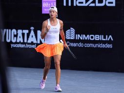 Emiliana Arango, nacida en Medellín, Colombia, es la única tenista latinoamericana que queda con vida en el Mérida Open 2025. CORTESÍA