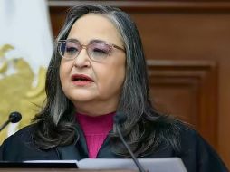 La ministra presidenta invitó a que, quien tenga pruebas de contubernio entre el crimen y los jueces, presente su denuncia. ESPECIAL