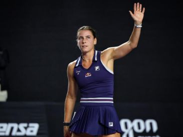 Navarro continúa haciendo válidos los pronósticos en territorio yucateco y refrendándose como la jugadora más poderosa en el torneo. CORTESÍA.