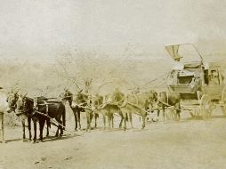 El Consulado inauguró en 1797 un servicio de coches y diligencias tiradas por mulas entre Guadalajara y la Ciudad de México. CORTESÍA/Fototeca del MRG