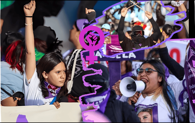 En el Día de la Mujer se busca visibilizar al género en una lucha por la equidad, además de dar a conocer las violencias de las cuales son víctimas. EL INFORMADOR/ARCHIVO