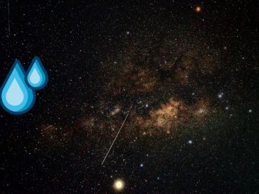 El agua existía incluso antes de que se formaran los bloques de construcción de nuestra propia galaxia. Pexels y Canva
