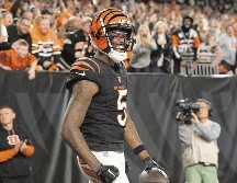 La temporada pasada, Higgins tuvo 73 atrapadas para 911 yardas y promedió 12.5 yardas por recepción. AFP/D. Buell