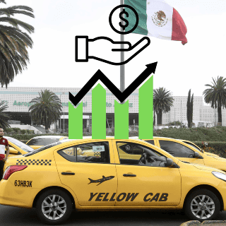 Taxistas cobran tarifas de hasta mil 200 pesos en aeropuertos de CDMX