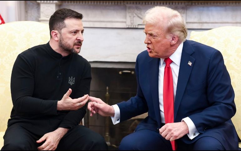 Zelenski también reafirmó la disponibilidad de Ucrania a firmar el acuerdo económico propuesto por Washington. EFE/J. LO SCALZO