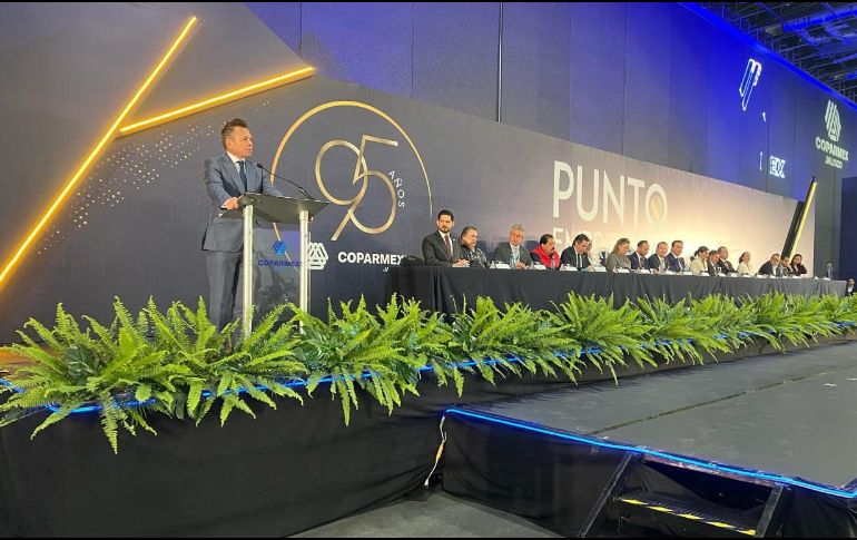 Pablo Lemus mandó un mensaje de unidad, entre gobierno federal y estatal, frente a los aranceles impuestos por Estados Unidos. EL INFORMADOR / J. Velazco