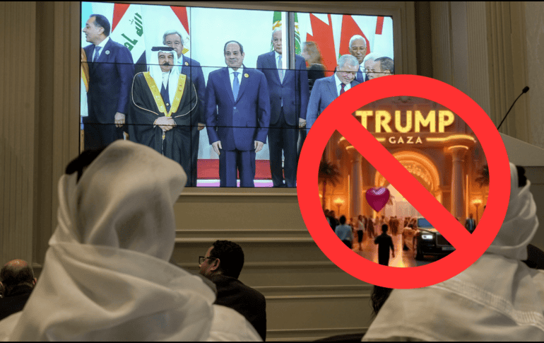 Israel lamenta que países árabes no hayan considerado plan de Trump para reconstruir Gaza. AP Foto/A. Nabil/CANVA.