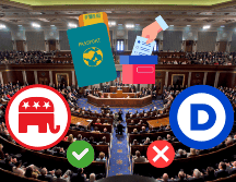 En Estados Unidos, los Republicanos avanzan con proyecto de ley que obliga a los votantes a demostrar su ciudadanía. EFE/JL. Scalzo/CANVA.