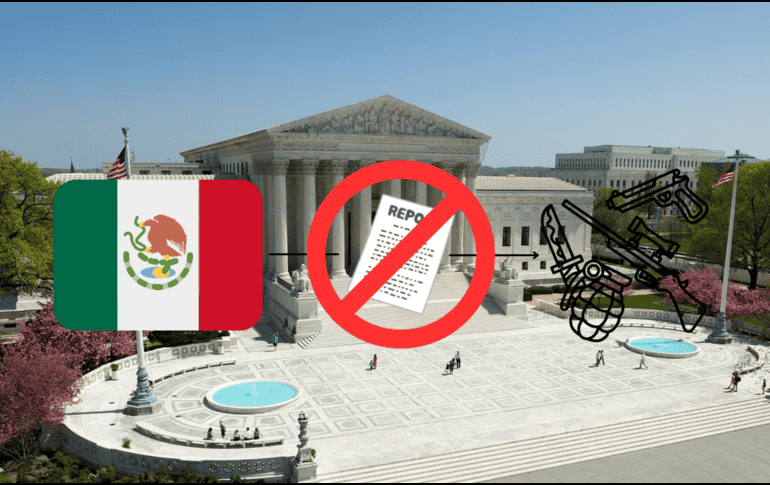 Corte Suprema de Estados Unidos podría bloquear demanda de México contra fabricantes de armas. El Informador/ARCHIVO/CANVA.