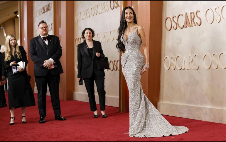 Demi Moore se fue a casa con las manos vacías tras perder el Oscar. EFE/C. Brehman