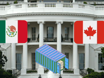 Canadá, China y México han anunciado represalias, lo que también impactará a los consumidores de estos países que compran productos de EU. CANVA