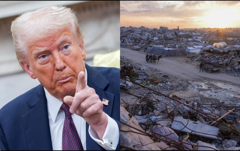 Es la primera vez, desde que estallara la guerra en Gaza, que se producen conversaciones directas entre los islamistas y un cargo de la administración estadounidense. ESPECIAL, EFE / ARCHIVO y AFP / B. Taleb