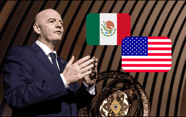 El presidente de la FIFA, Gianni Infantino, durante el anuncio del Mundial de Clubes 2025. EFE / ARCHIVO