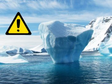El iceberg A23a ha durado mucho tiempo y sólo ha perdido un cuarto de su área. Pexels y Canva