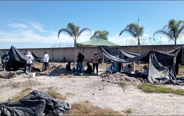 Entre los hallazgos se encontró una especie de bodega en la que al parecer se entrenaba a las víctimas. ESPECIAL/ Guerreros Buscadores de Jalisco