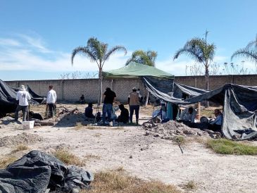 Entre los hallazgos se encontró una especie de bodega en la que al parecer se entrenaba a las víctimas. ESPECIAL/ Guerreros Buscadores de Jalisco