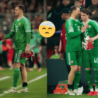 Manuel Neuer se desgarra la pantorrilla celebrando un gol