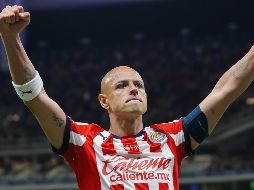 'Chicharito' durante el partido de ida de los Octavos de FInal de la Concacaf Champions Cup. IMAGO7