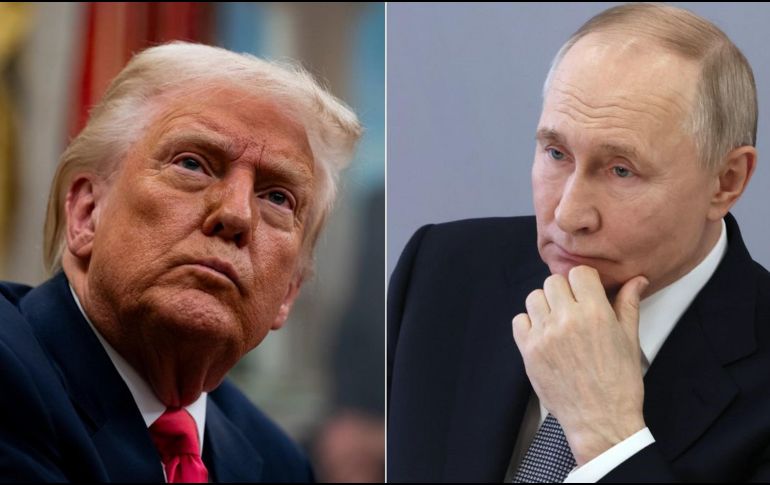 Trump insta tanto a Kiev como a Moscú sentarse a negociar. EFE/A. DRAGO / M. METZEL