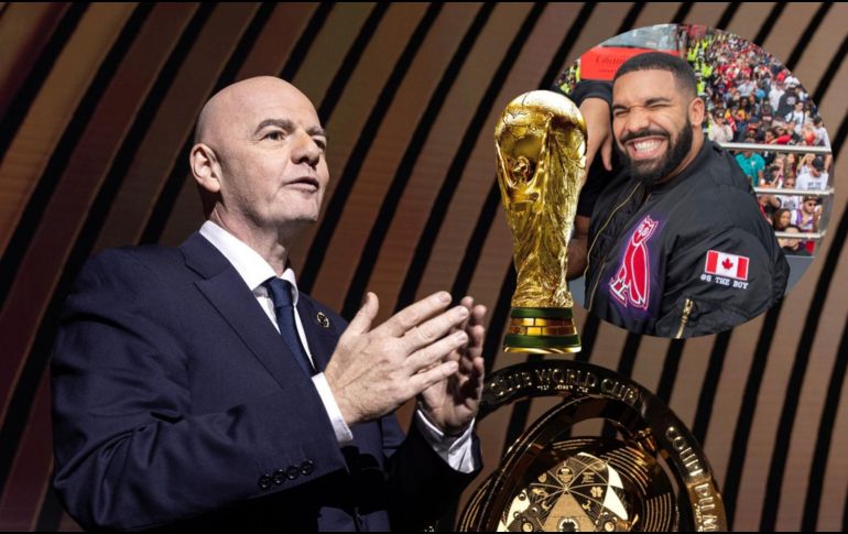 El Mundial 2026 tendrá show de medio tiemo; ¿será con Drake? Infantino habló de la posibilidad. EFE / AP / ARCHIVO
