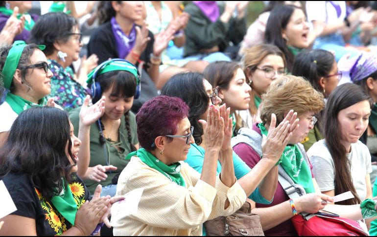 Activistas feministas hacen un llamado a las intituciones de rconocer el aborto como un tema de salud pública. EL INFORMADOR/ARCHIVO