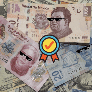 Peso mexicano AL ALZA en el cierre de jornada