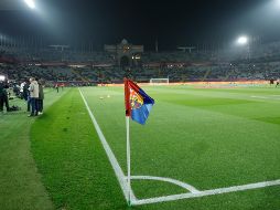 Barcelona y Osasuna jugarían este sábado en el Estadi Olímpic Lluís Companys. EFE / T. Albir