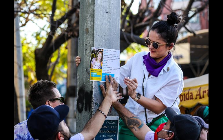 Miles de mujeres de todas las edades, se reunieron en Guadalajara para manifestarse por la violencia de género en el marco del 8M. EL INFORMADOR/ A. Navarro.