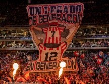 Los seguidores del Rebaño Sagrado presentaron un “tifo” con la leyenda: “Legado de generación a generación”. IMAGO7