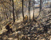 La alerta se desactivó luego de que la Unidad Estatal de PC y Bomberos informó que el incendio fue extinguido en su totalidad. ESPECIAL