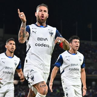 Cristiano Ronaldo reacciona al gol de Sergio Ramos contra Cruz Azul