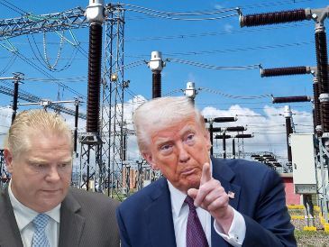 Doug Ford, primer ministro de Ontario, anunció aranceles del 25% en la exportación de energía eléctrica a Estados Unidos por la guerra comercial con Trump. EL INFORMADOR / EFE / AFP / ARCHIVO