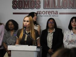 La líder morenista expresó su respaldo a las y los colectivos de madres buscadoras. ESPECIAL