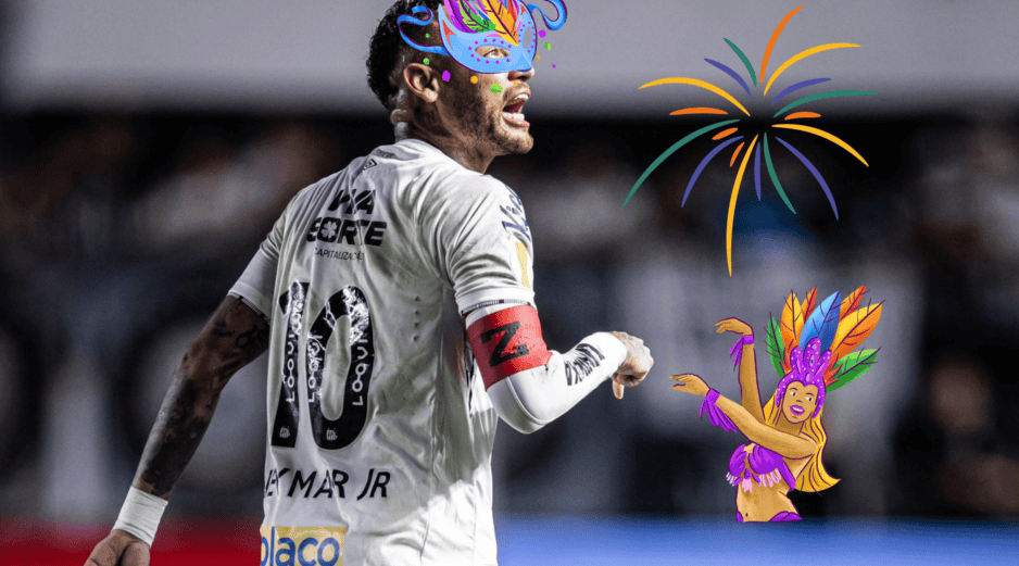 El 10 del Santos no se ha pronunciado respecto a la polémica de su ausencia. X/@SantosFC