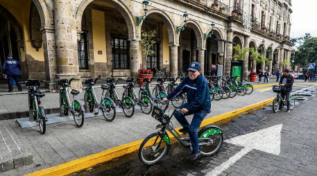 De acuerdo con una encuesta, la mayoría de los usuarios utiliza el sistema de MiBici  para trasladarse a sus centros de trabajo. EL INFORMADOR/A. Navarro