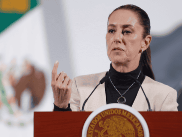 Claudia Sheinbaum, en "La Mañanera del Pueblo" de este martes. EFE / I. Esquivel