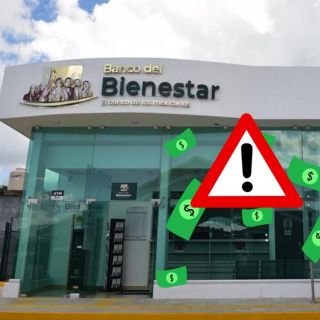 Investigan robo millonario en esta sucursal del Banco del Bienestar