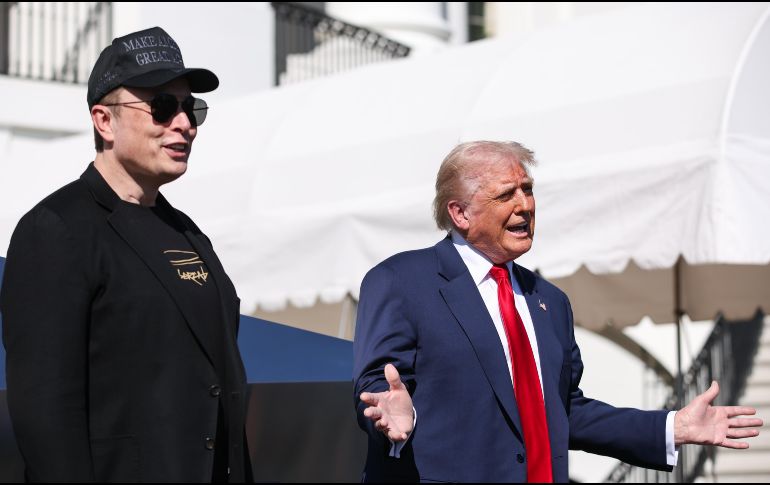 Horas antes, Trump anunció que duplicaría los aranceles a Canadá. EFE/S. Corum