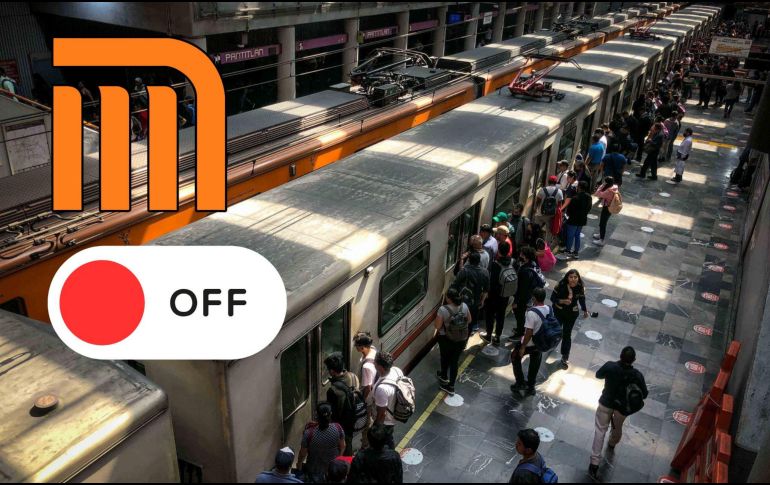 Metro de CDMX continúa presentando fallas de manera regular en su sistema. SUN / ARCHIVO