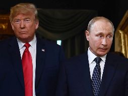 Donald Trump y Vladímir Putin, presidentes de Estados Unidos y Rusia, respectivamente. AFP / ARCHIVO