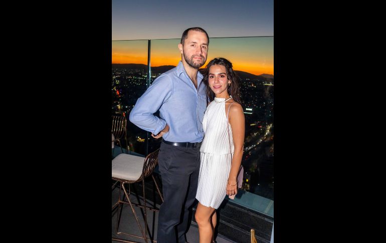 Eymeric Girard y Sofía Bueno. GENTE BIEN JALISCO / A. Rodríguez