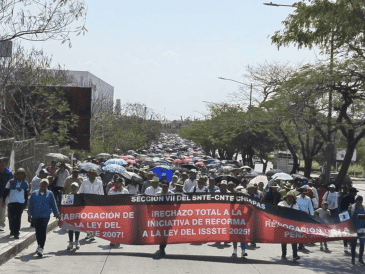 El SNTE y la CNTE convocan a un paro nacional de 72 horas. ESPECIAL / SECCIÓN SIETE CHIAPAS