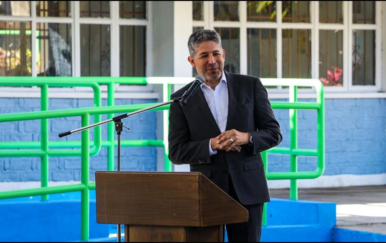 Juan Carlos Flores Miramontes, secretario de Educación del estado, reveló que las escuelas de tiempo completo regresan a Jalisco en agosto. EL INFORMADOR / A. Navarro