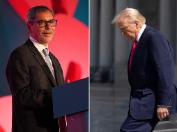 El secretario de Hacienda y Crédito Público de México descartó una posible guerra comercial en contra de Estados Unidos y su política arancelaria con Trump. SUN / ARCHIVO / EFE / SHAWN THEW