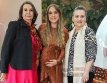 Coco Díaz, Alexia Vergara y Claudia Ricaud Heinecke en el Baby Shower de Nara. GENTE BIEN JALISCO / C. Jimeno