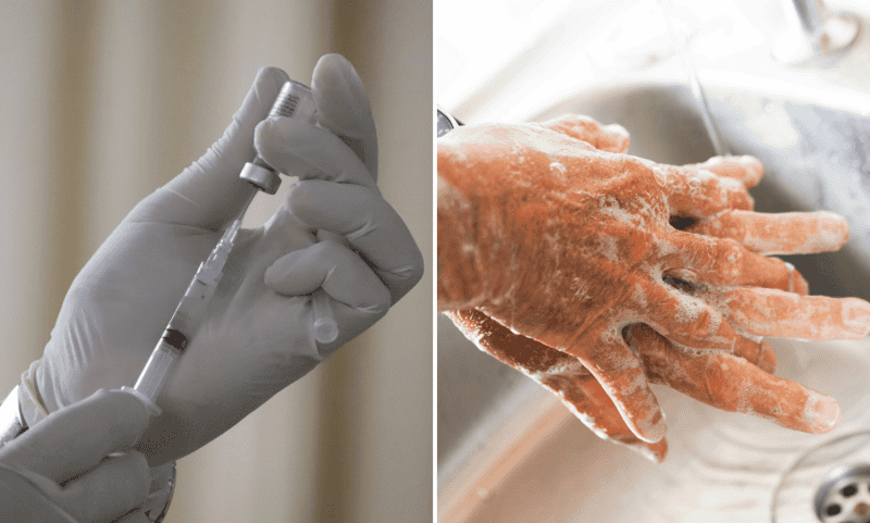 Ademas de la visita médica correspondiente la vacunación (niños) y el lavado de manos son de suma importancia para evitar ser contagiado de tos ferina.  UNSPLASH/ Mufid Majnun/Sean Horsburgh 