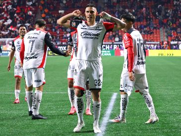UROS DURDEVIC. El atacante montenegrino llega encendido tras marcar un triplete en la victoria de Atlas sobre Xolos, colocándose en la pelea por el liderato de goleo. IMAGO7