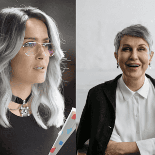 ¿Cómo se llama la tendencia de dejarse las canas?